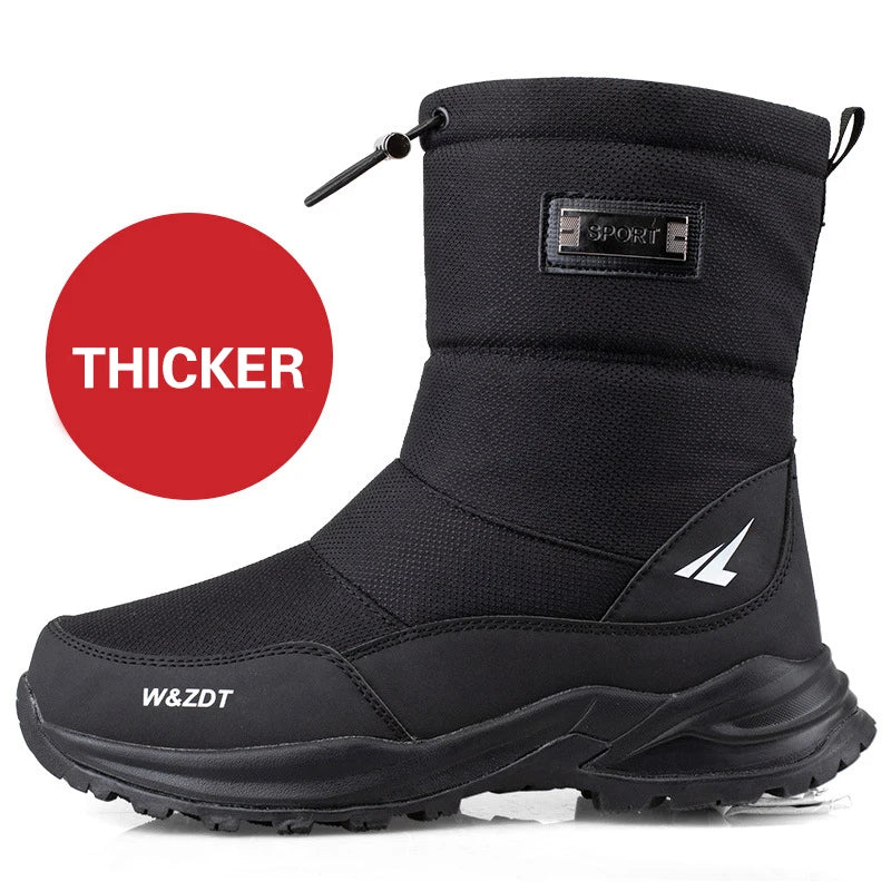 Winter Men's Boots 2021 New Winter Shoes Men Snow Boots