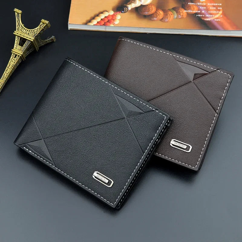 2021 New Men's Wallet Short Multi-Card Coin Purse Fashion Casual Wallet