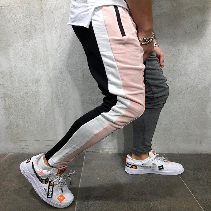 Mens Fashion Multi Panels Side Panels Jogging Harem Sweatpants Men Jogger Cargo