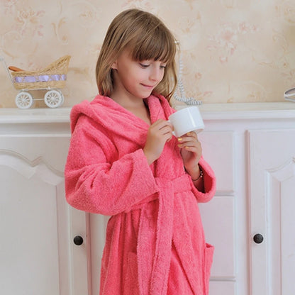 Summer Bath Robe Kids Bathrobes for Boys Girls Pyjamas Towel Beach Sleepwear