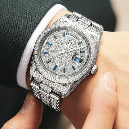 【START】Men's Automatic Mechanical Watch Diamond Watch Swiss Quality