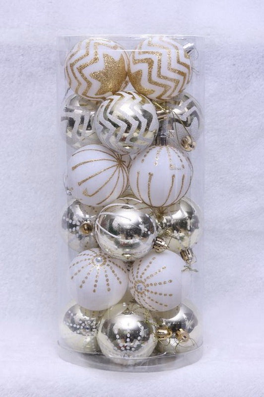 RTS Christmas Ball Pack Painted Christmas Ball Hanging Ornament