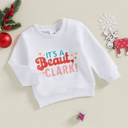 FOCUSNORM 0-3y Autumn Little Boys Girls Christmas Sweatshirts T Shirts Long