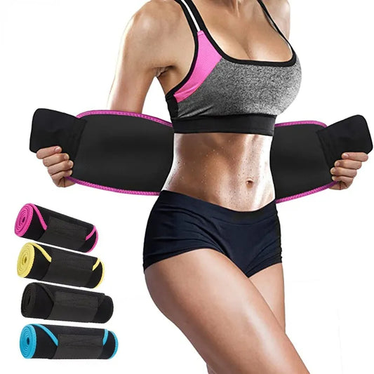 Fitness Gym Belt for Women Men Sauna Tummy Slimming Corset Sweat Waist Trainer