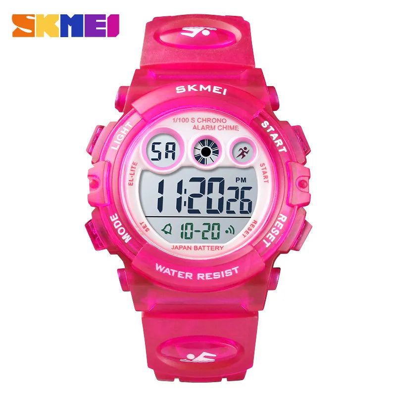 SKMEI Brand Sport Children Watch Waterproof LED Digital Kids Watches