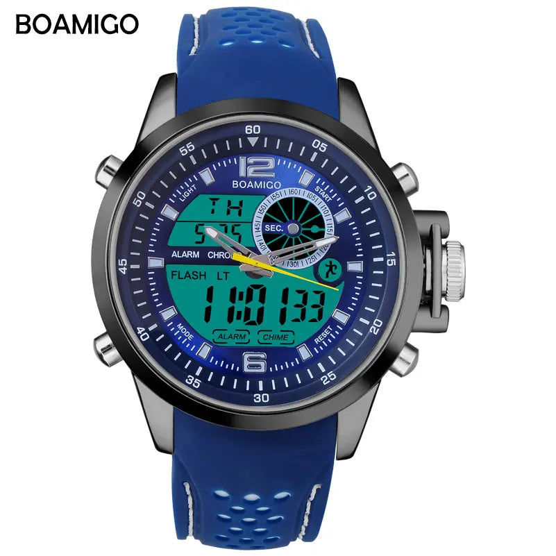 BOAMIGO Luminous Military White Quartz Waterproof Watch Top Brand Luxury Watch