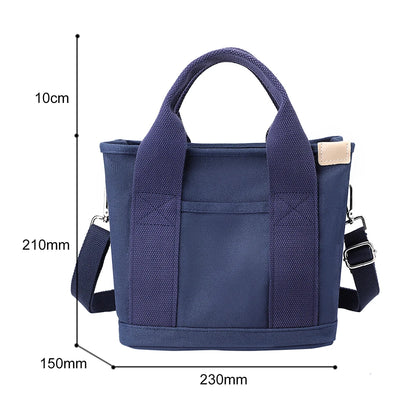 Canvas Bags for Women Handbags Shoulder Bags Solid Color