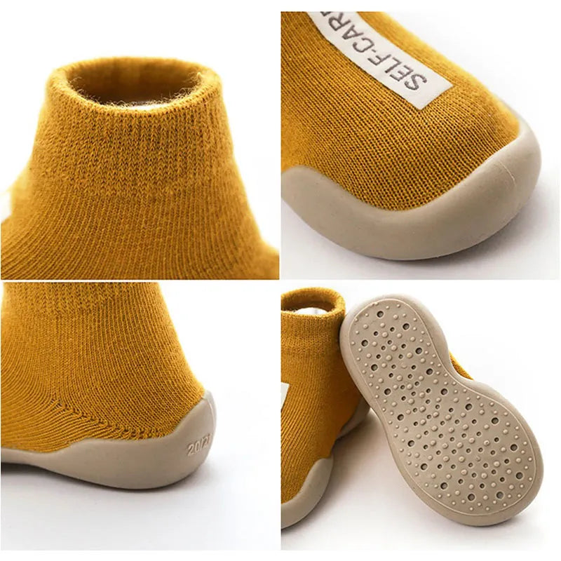 Baby Sock Shoes Anti Slip Toddler First Walking Shoe Child Infant Floor Booties