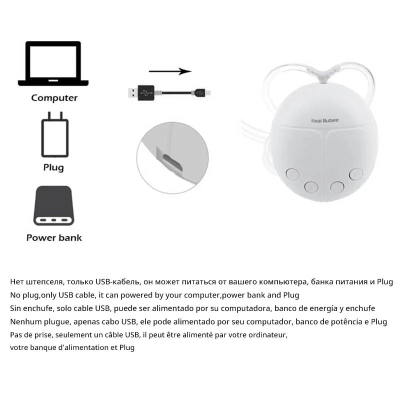 DIY Intelligent USB Electric Breast Pumps Baby BPA Free Postpartum