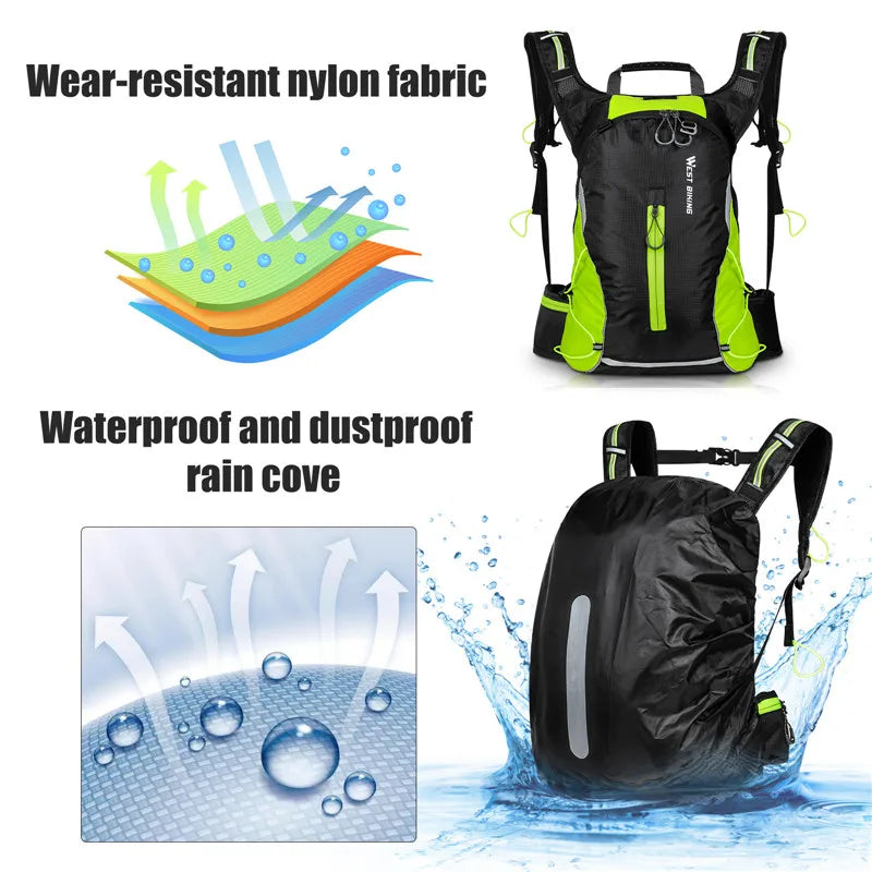 Waterproof Bicycle Bags Outdoor Sports Backpack Breathable Men Bike Bag Cycling