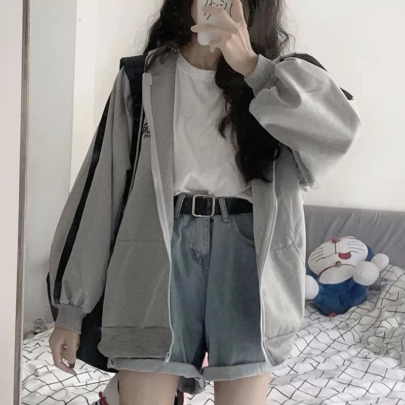 Oversized Hoodies Women Casual Long Sleeve Loose Sweatshirts Female Harajuku