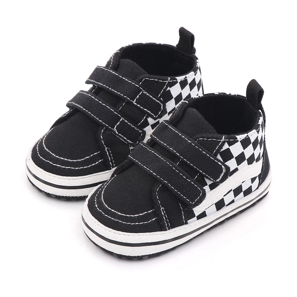 Newborn Baby Boys Shoes Pre-Walker Soft Sole Pram Shoes