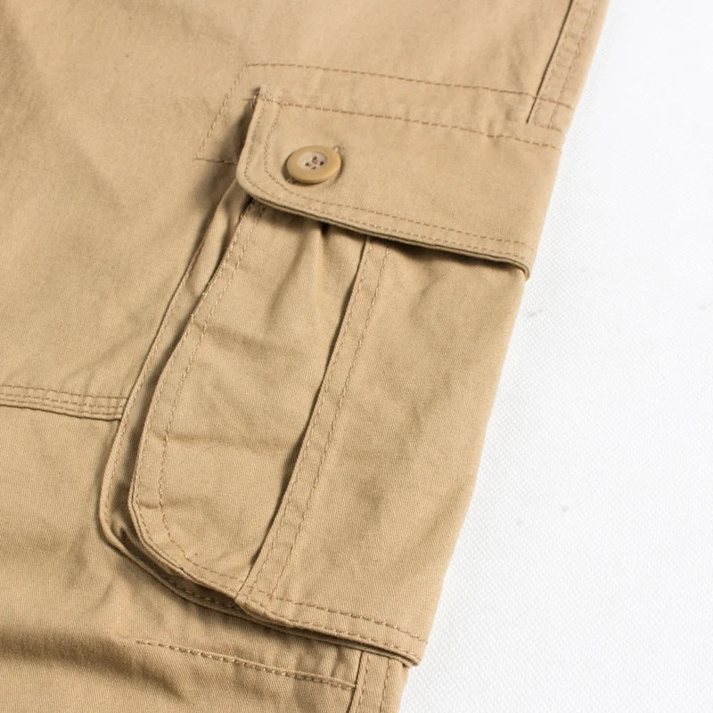 BOLUBAO New Men Cargo Pants Men Multi Pockets Pants