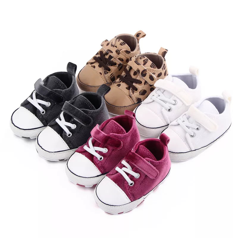 Baby Canvas Classic Sneakers Newborn Sports Baby Boys Girls First