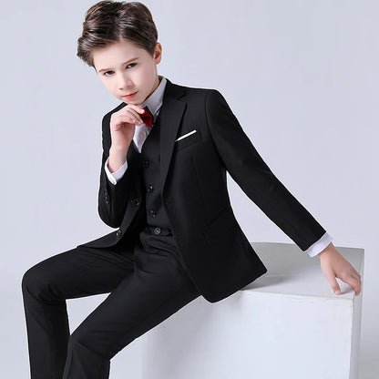 Formal Boys Dress Suit Flower Spring Autumn Child Wedding Party