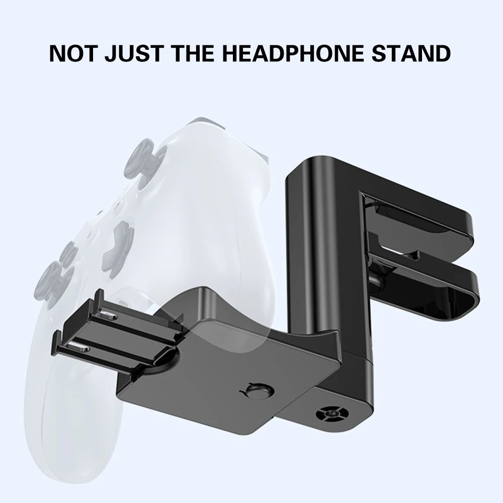 Headphone Stand Universal PC Gaming Swivel Headset Holder With 3 USB Ports