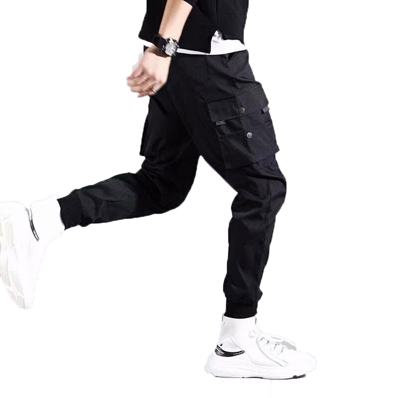 2021 Fall Cargo Pants Multiple Pockets Trousers Men Hip Hop Sports Trouser