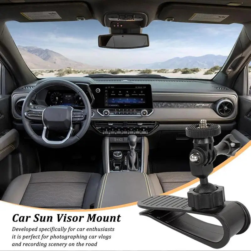 Sports Camera Sunshade Bracket 360 Adjustable Camera Car Mount Bracket Car Mount