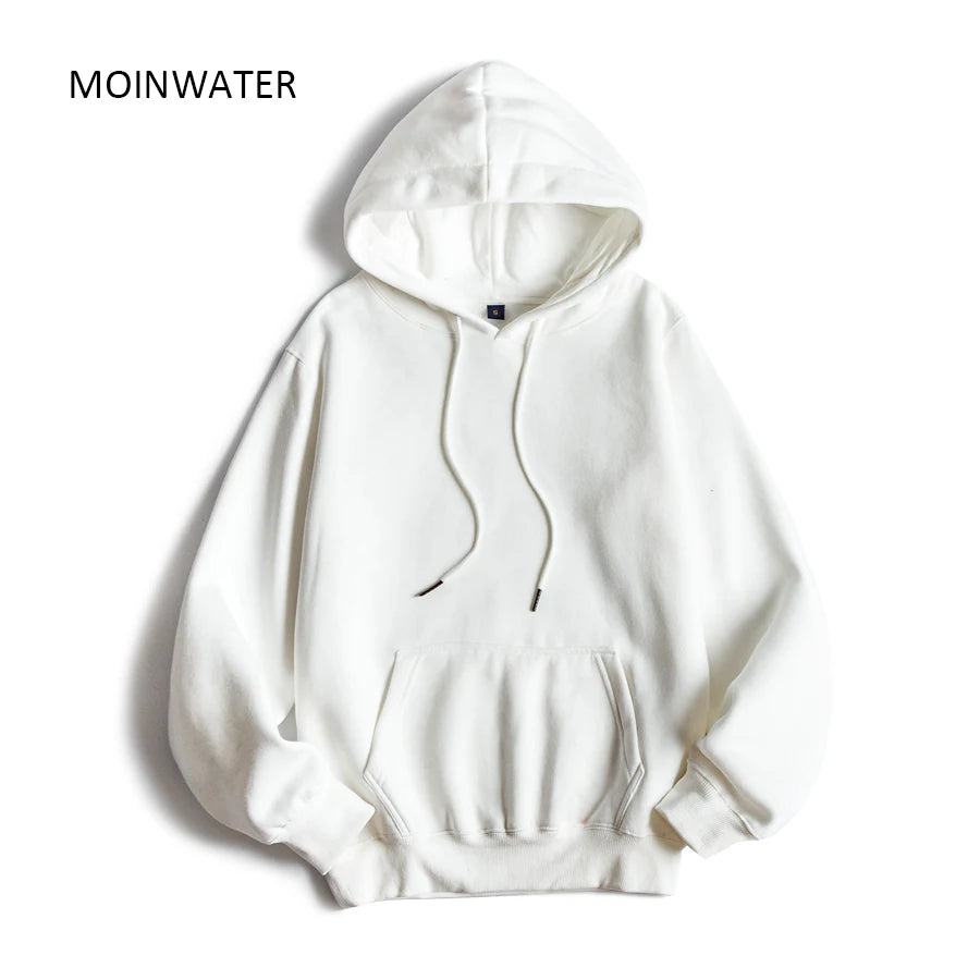 MOINWATER Brand New Women Fleece Hoodies Lady Streetwear Sweatshirt