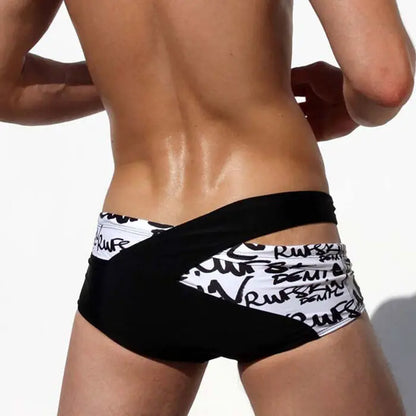 Sexy Mens Swim Briefs Swimming Trunks Beach Shorts Belt Swimwear