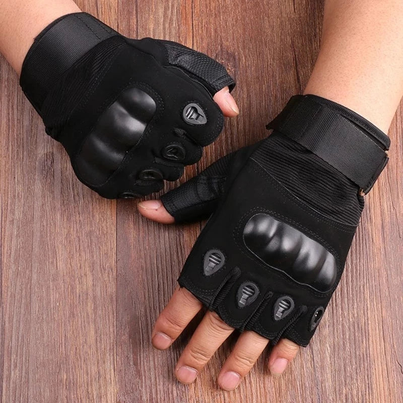 Half Finger Cycling Gloves Outdoor Tactical Men Shooting Hunting Gloves Sports