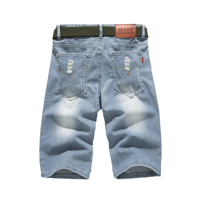 Men's Jeans Short Pants Casual Classic Pants for Men Trendy Men Street Wear