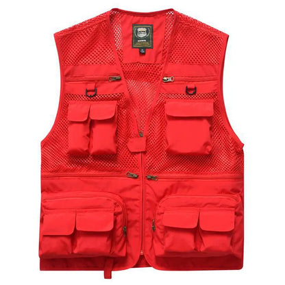 Outdoor Summer Tactical Fishing Vest Jackets Safari Sleeveless Jackets