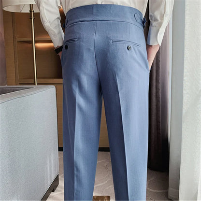 Fall 2022 High Quality Business Casual Draped High-Waist Trousers