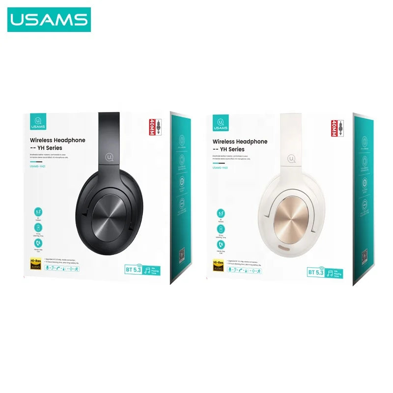 USAMS Good Quality Bluetooth Earphone & Headphone Stereo Wireless Headset