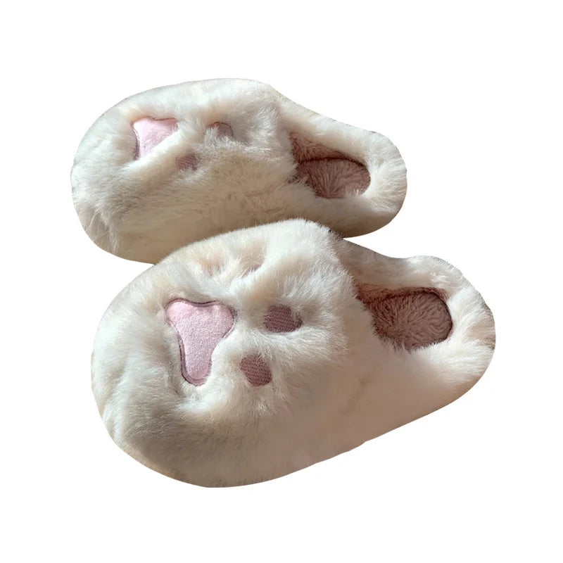 2021 Winter Women Slipper Cat Claw Cotton Home Slippers Warm and Non Slip Indoor