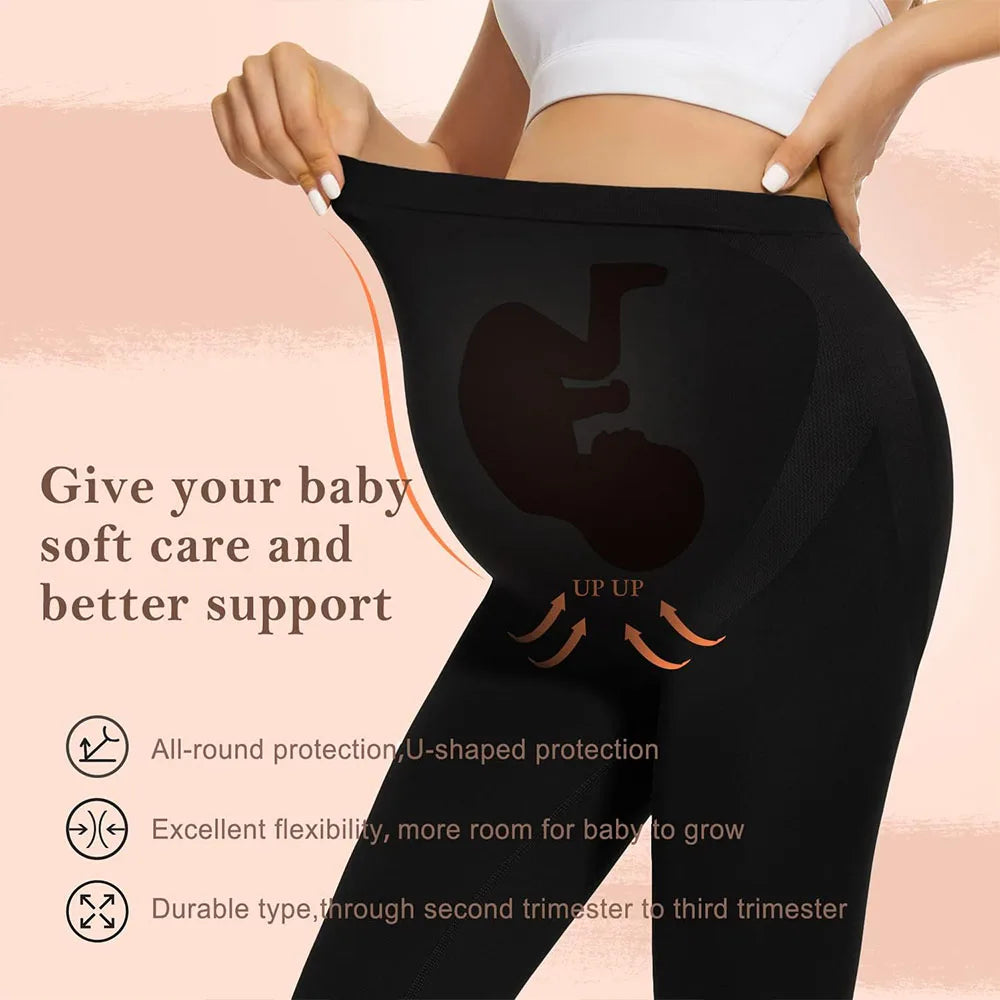 Pregnancy Woman Maternity Leggings Adjustable Waist Postpartum