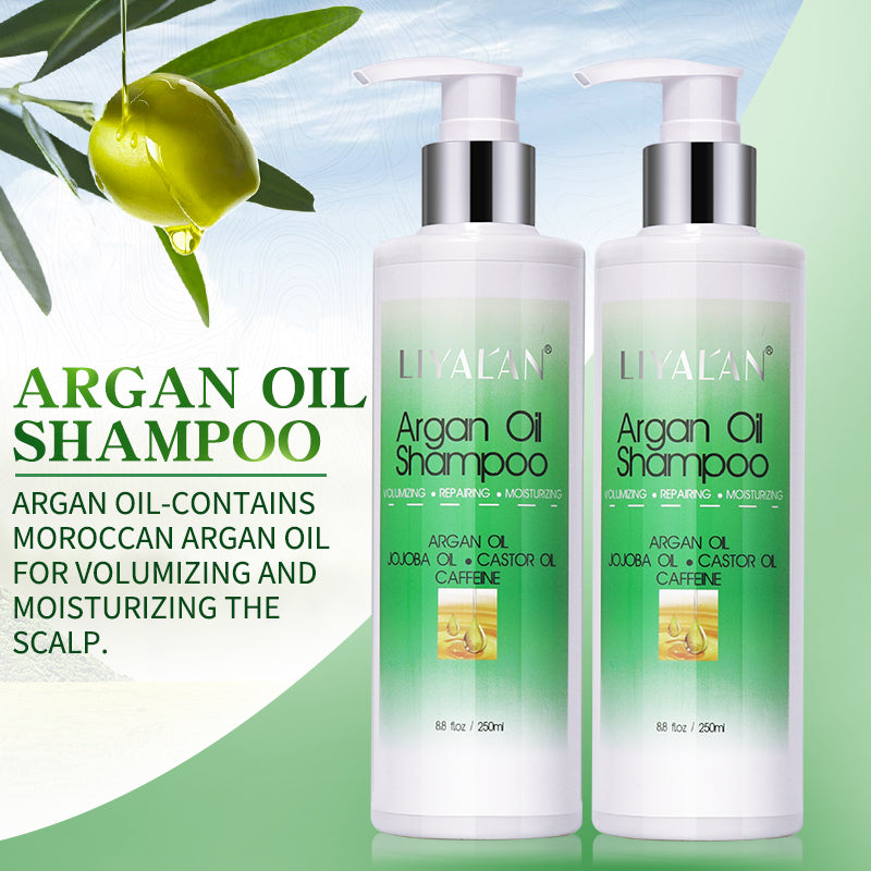 Private Label Hair Care Natural Organic Hair Growth Hair Loss Argan Oil Shampoo