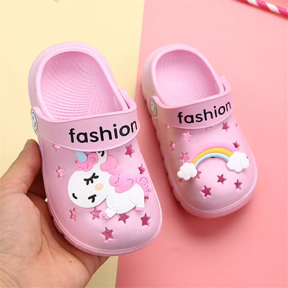 Unicorn Slippers for Boy Girl Rainbow Shoes 2019 Summer Toddler Animal Kids