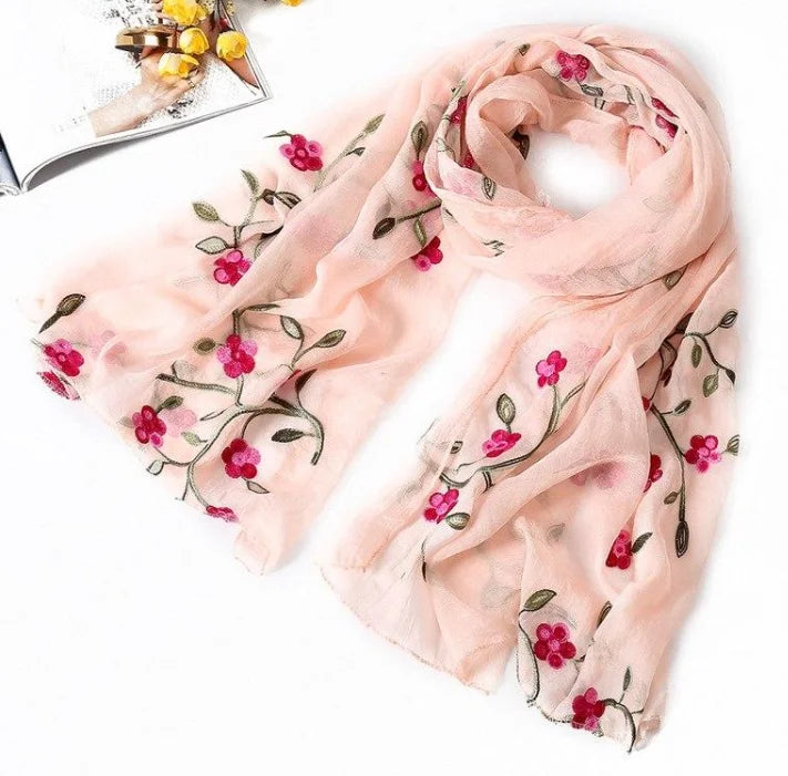 YLWHJJ Brand Scarf for Women Spring Summer Silk Scarves Shawls