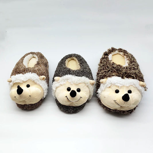 Indoor Slippers Special Dog Offer Custom a Warm Winter Hedgeh Lovers