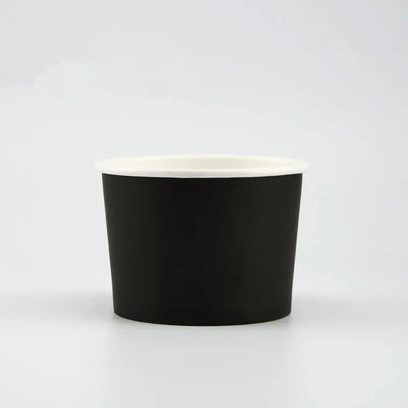 50pcs High Quality Black Thicken Disposable Paper Cups