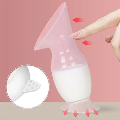 Manual Breast Pump Partner Breast Collector Breast Milk Silicone Pumps BPA Free