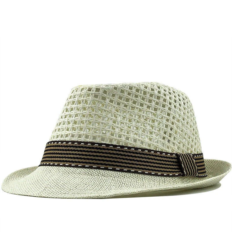 New Boy Straw Hat Baby Sun Hats Children Jazz Cap Bucket Hat Sun Cap Summer Hat