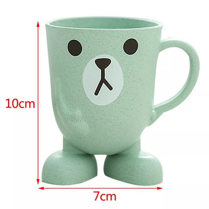 Cute Cat Mouthwash Cup Toothbrush Cup Home Travel Cartoon Thickened Wash Cup