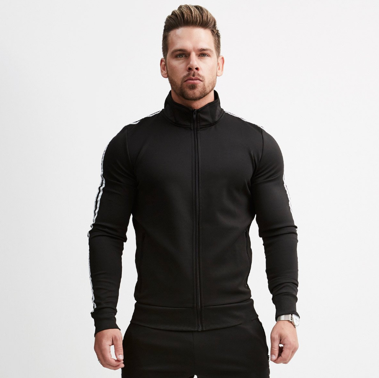 Tracksuit Men Zip Pocket New Men Sets Autumn Spring Sporting Suit Sweatshirt