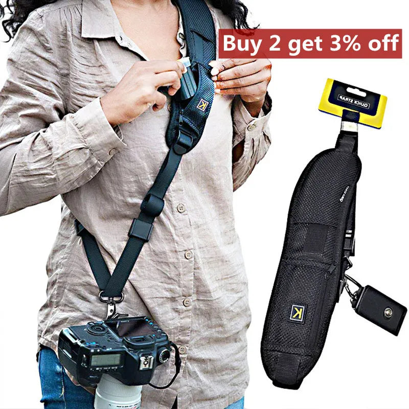 New Portable Shoulder Camera Strap for DSLR Digital SLR Camera