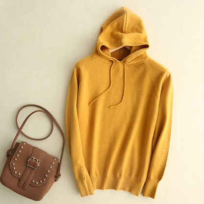 Yellow Hoodies Hooded Sweatshirt Femme Grande Taille Warm Pink Cashmere Hoodie