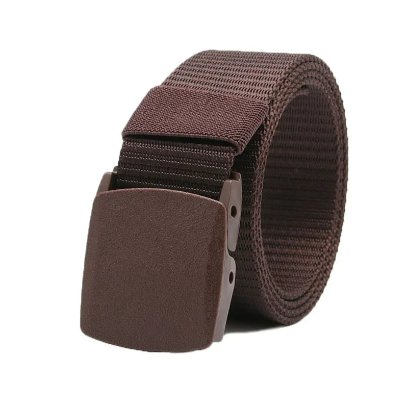 New Children's Belts Plastic Buckle Nylon Boys Children Casual Tactical Belt