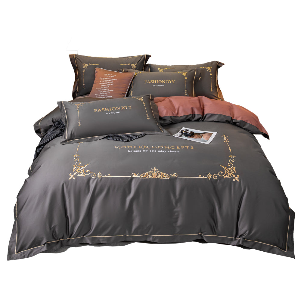 Luxury Cotton Embroidery Bedding Sets Luxury Style Bed Sheet