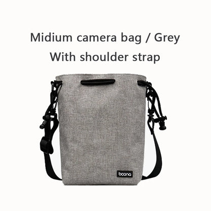 BOONA Camera Bag Backpack Lens Bag Drawstring Pouch Fleece Waterproof Camera