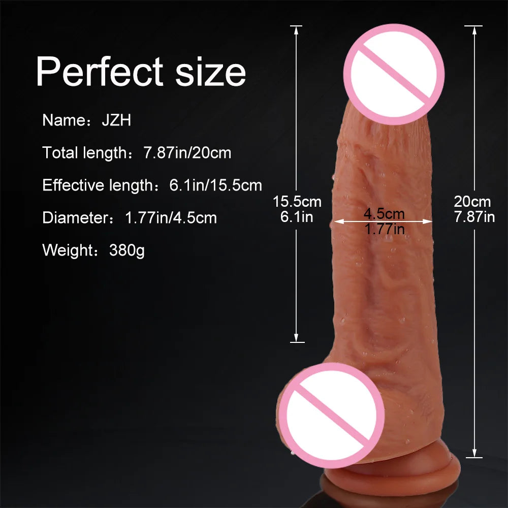 Soft Sexy Huge Dildo Skin Feeling Realistic Penis Sex for Women