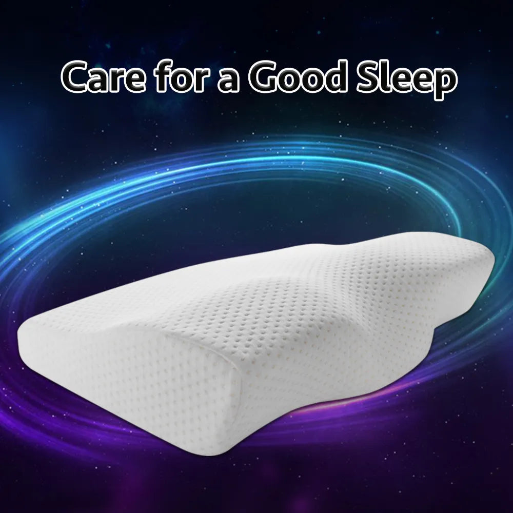 YR Memory Foam Pillow for Sleep Cervical Pillows Butterfly Shaped Memory Pillows