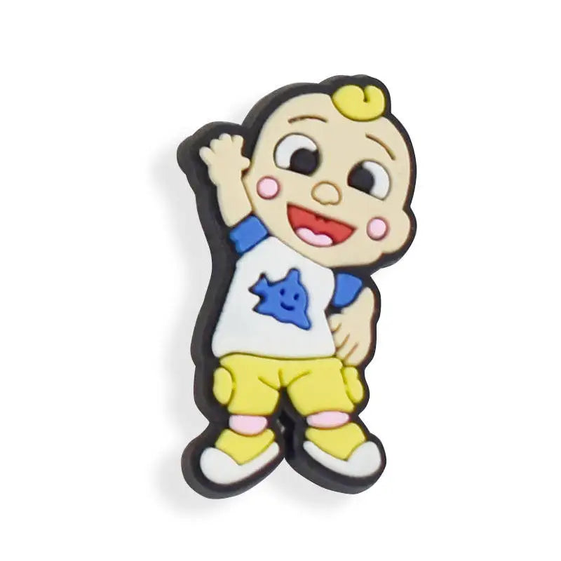 Cartoon Cute Removable PVC Soft Shoe Charms Wholesale Clog Shoe