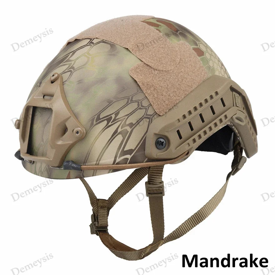 New FAST Helmet Airsoft MH Camouflage Tactical Helmets ABS Sport Helmet