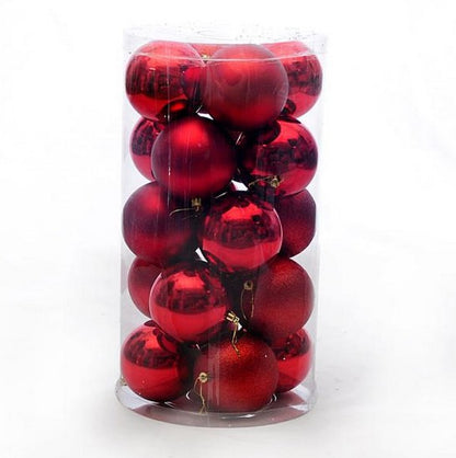 Promotional 3cm/4cm5cm/6cm/7cm/8cm/10cm Christmas Ball Plastic Ball Indoor